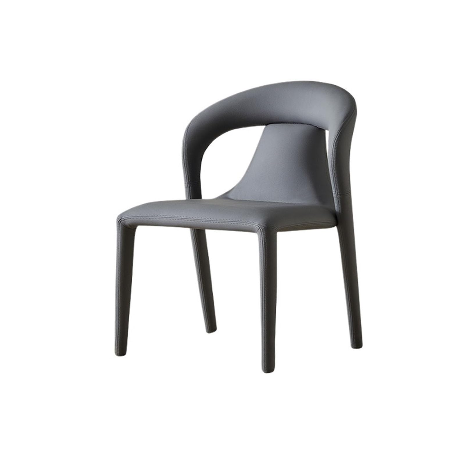 Chaise d'appoint sans accoudoirs pour petit espace salon