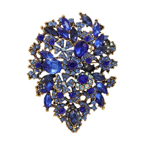 Unique Brooch Pin Flower Badge Beautiful Pin Alloy Texture Fashion Accessory Suitable for Clothing and Bag Decorating Vintage Cr