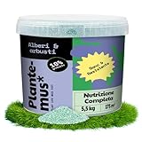 PLANTEMUS Concime per Alberi, Arbusti, Siepi e Piante da Esterno, Nutrizione Completa per la Vegetazione Esterna, Concime Granulare, 5.5 KG
