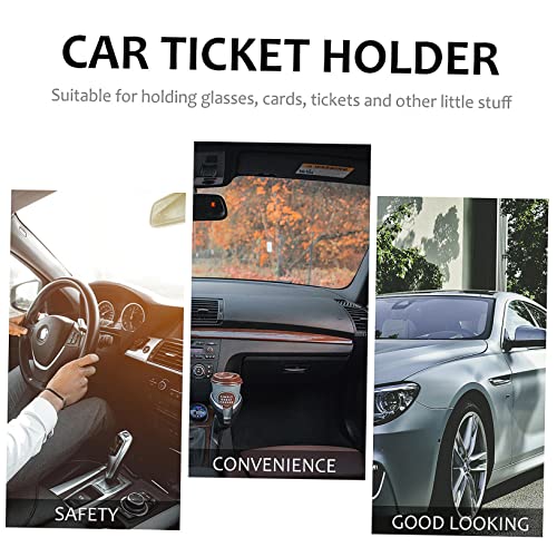 YARNOW 2 Pçs Suporte De Óculos De Carro Armazenamento De Óculos De Carro Estojo De Óculos De Carro S