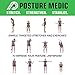 PRIMEKINETIX PostureMedic Dynamic Posture Brace for Neck and Back Support -For Enhanced Shoulder Alignment, Posture Improvement & Stretching-L(Silver)