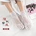 Comimark Women's Lace Floral Trim Boat Socks - 5 Pairs, Fashion Invisible Lace Ankle Socks