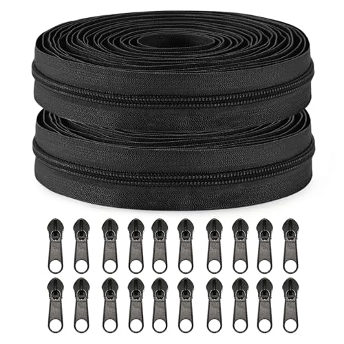 The Yards 10 Yards Bulk Zipper - (#5) Zippers, Black