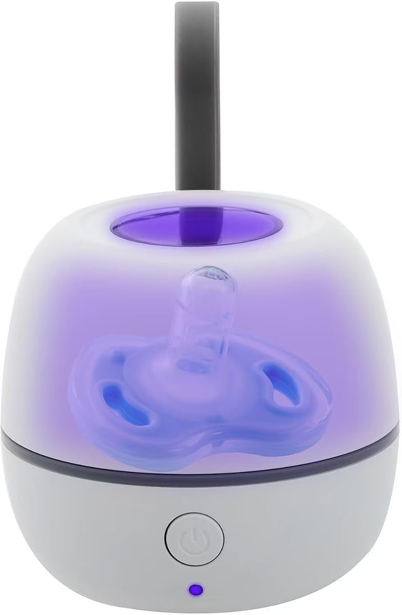 UV Pacifier Case On The Go Portable UV Pacifier Cleaner – Compact Design for Home and Travel, Easy to Keep Baby Items Clean