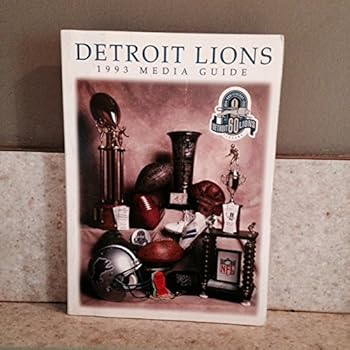 Unknown Binding Detroit Lions 1993 Media Guide Book
