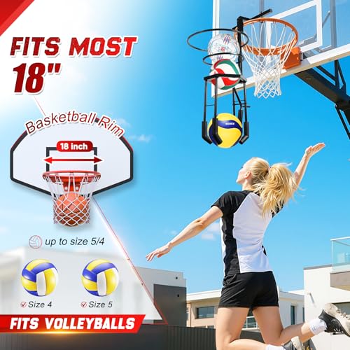 HVDI Automatic Volleyball Spike & Serving Trainer, Height Adjustable Volleyball Setter Training Equipment Hitting Trainer Holder, Indoor & Outdoor Volleyball Training Aid for Solo/Team Practice by HVDI - Image 7