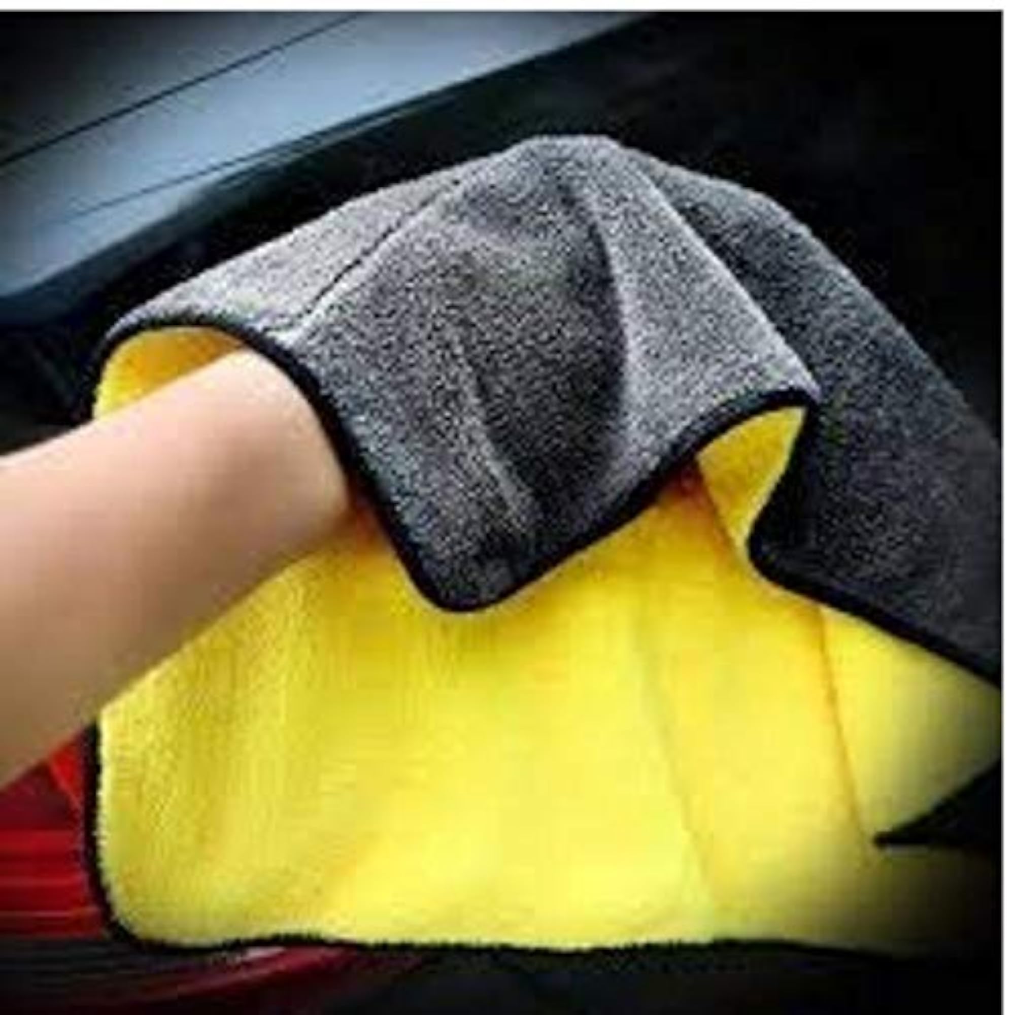 Ultra Premium Double-Sided Microfiber Cleaning Cloth, Pack of 3