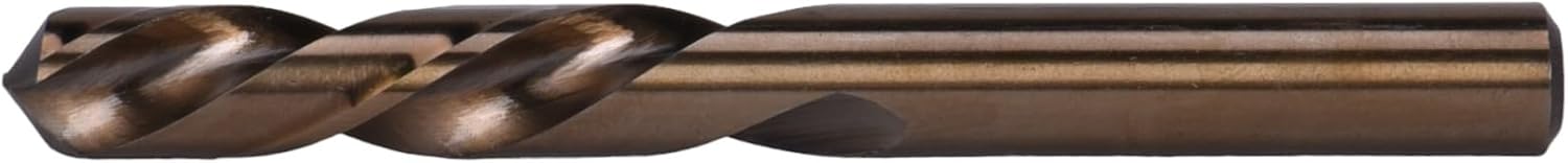 Century Drill & Tool 74128 Cobalt Left Hand Stubby Drill Bit, 7/16"