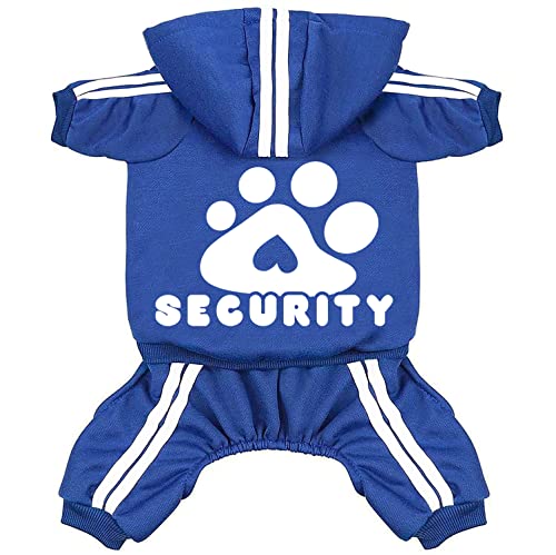 Otunrues Costume chien pull doublure polaire XXS bleu