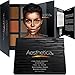 Aesthetica Contour Series - Tan to Dark Powder Contour Kit / Contouring and Highlighting Makeup Palette; Vegan and Cruelty Free - Easy-to-Follow Step-by-Step Instructions Included