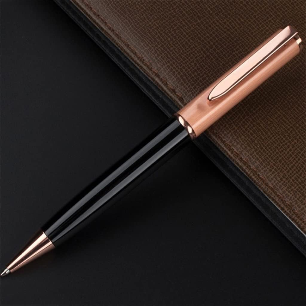Rotating Metal Ballpoint Ball Pens Commercial Stationery for Office School Pen(C)