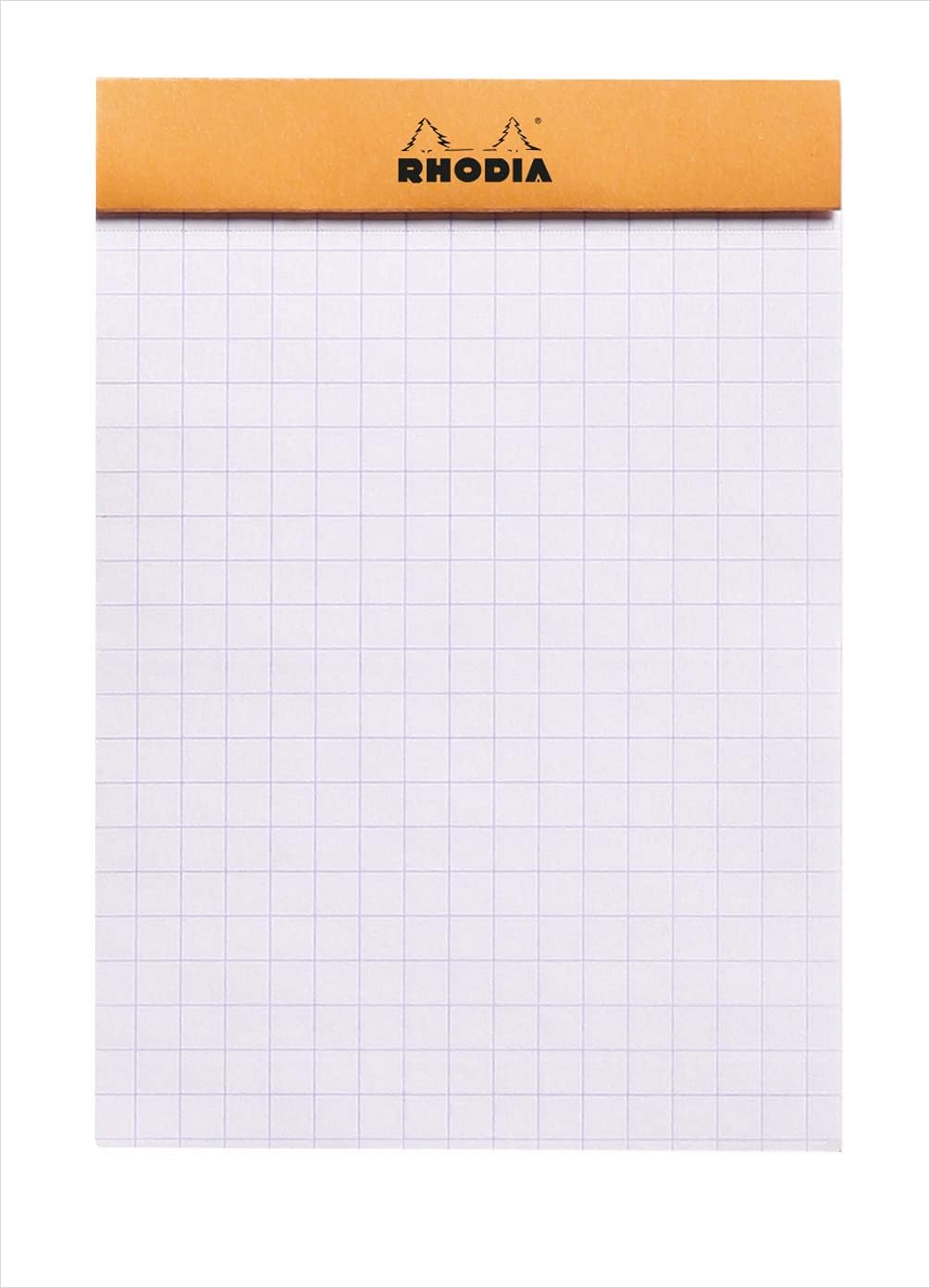 Rhodia Classic Orange Notepad 3.3 X 4.75 Grid (FBA_12200C)