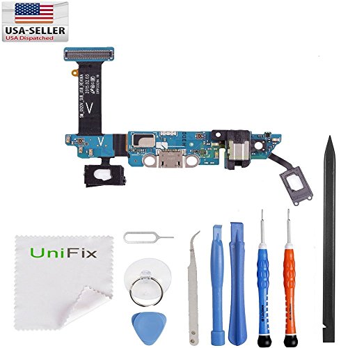 Unifix-Charging Port Flex Cable Dock Connector USB Port for Samsung Galaxy S6 G920V Verizon + Premium Tools Unifix-Charging Port Flex Cable Dock Connector USB Port for Samsung Galaxy S6 G920V Verizon + Premium Tools