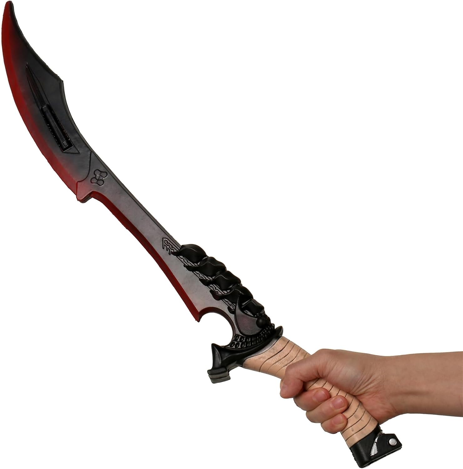 HOTTERCOS 25" Fake Foam Sword Pirate Swords Prop Weapons Samurai Costume Accessory for Halloween LARP Cosplay Play Fighting
