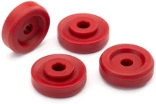 Traxxas 8957R - Lavadoras de ruedas Maxx, Rojo