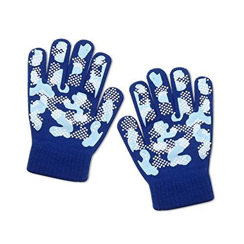 Image of Evridwear Kids Winter Gloves,3 Pairs Knit Warm Stretch Gripper Children Magic Glove for Boys Girls 4-14 Years