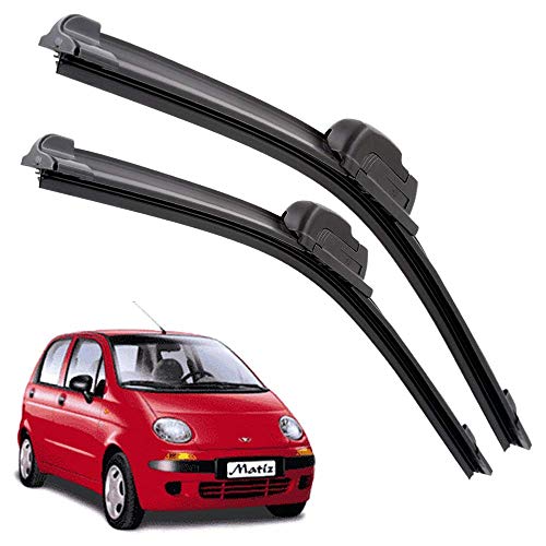 Image of Euro Care Windshield Car Wiper Blades Compatibility With Daewoo Matiz - Set of 2Pc (D-21,P-16)