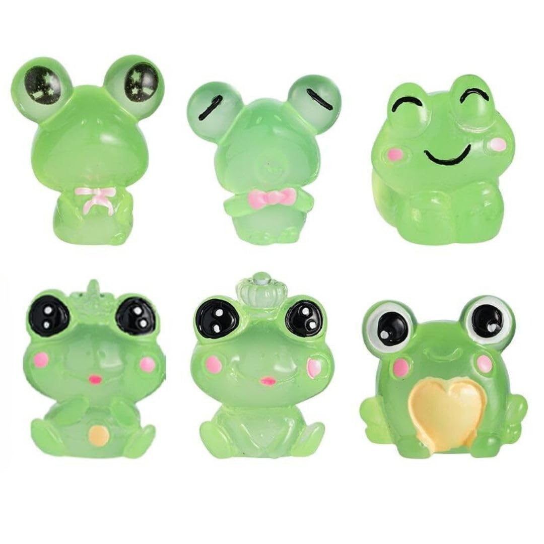 Frog Miniatures - Cute Resin Figurines for Home & Car -7
