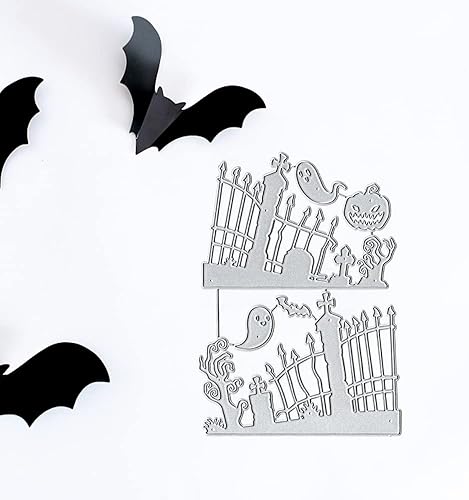 Miniatura 5 de Troqueles de corte de calabaza de Halloween para hacer tarjetas, caja de dulces de Halloween, herramienta de plantilla de plantilla para álbumes de