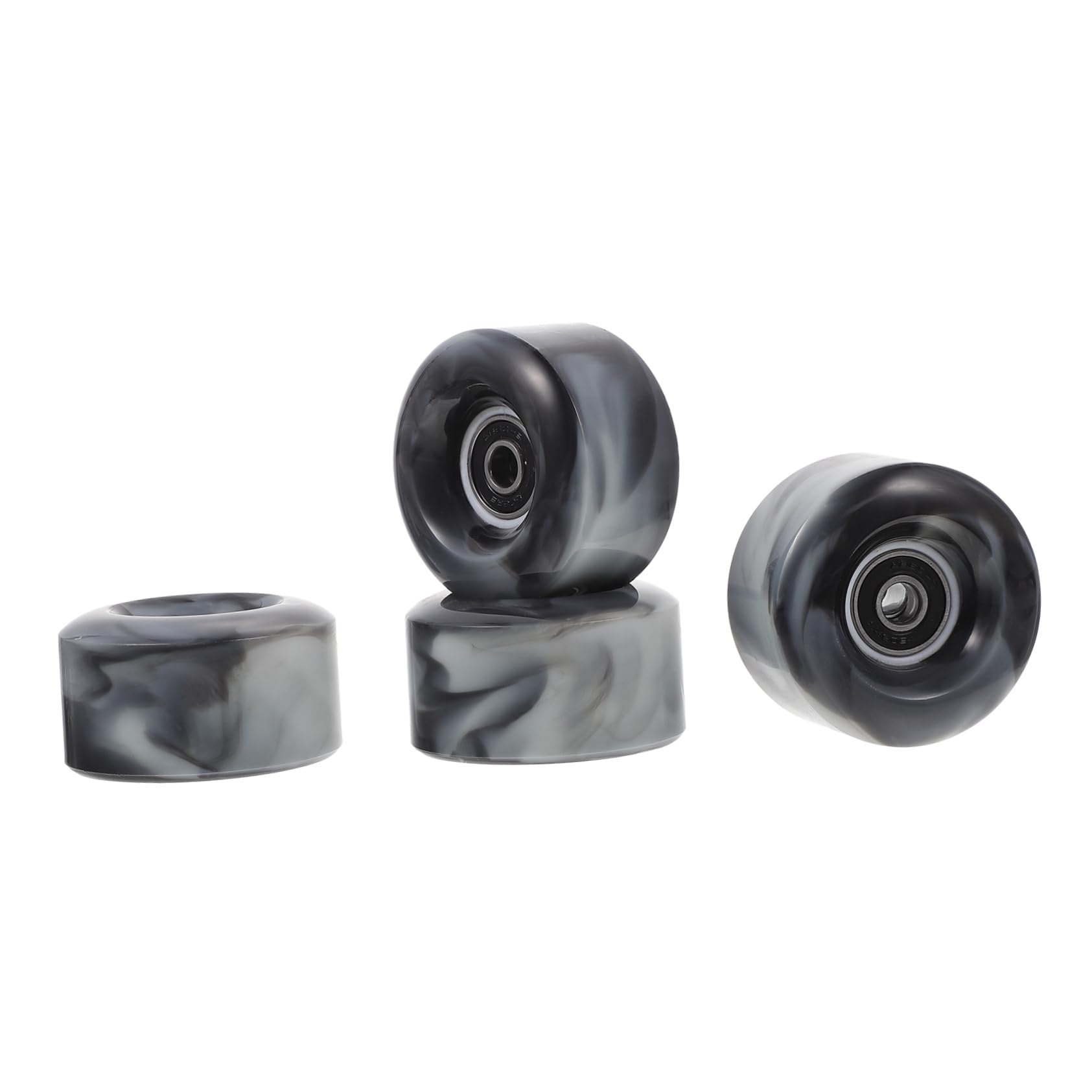 Yardwe Useful Skateboard Wheels 4pcs High Elasticity Skating Wheels Easy to Install for Levels