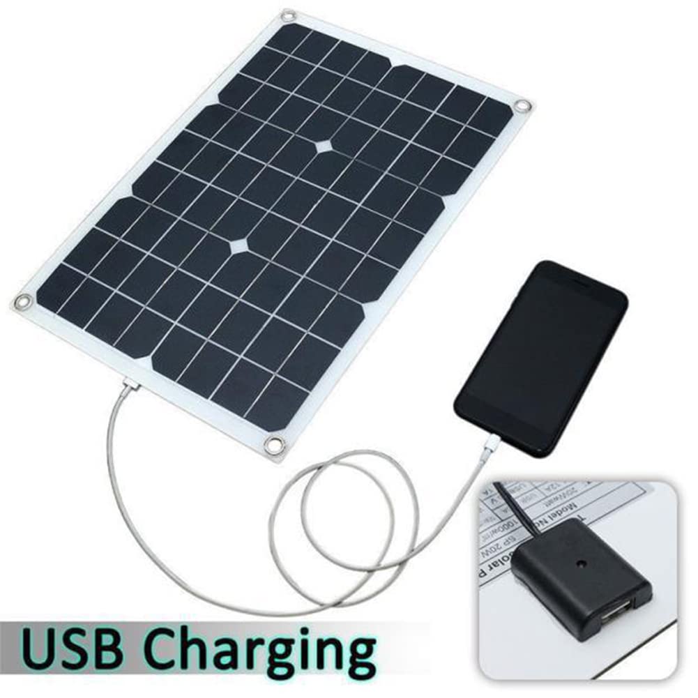 キャンピング　ソーラーパネル 50w フレキシブル 太陽光発電 Amazon.co.jp: 個 50W フレキシブル ソーラー パネル、200W 18V オフ