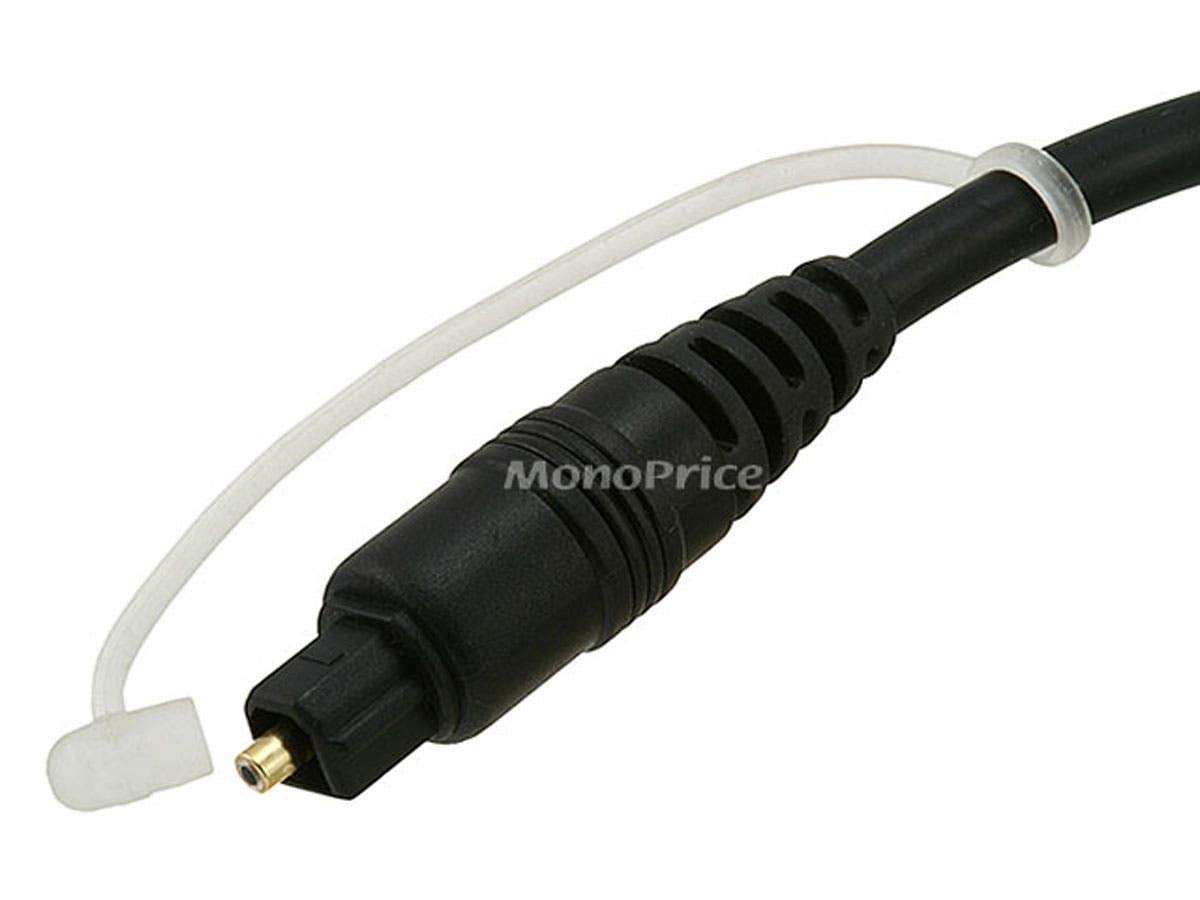 Monoprice 101558 12-Feet Optical TosLink to Mini TosLink M/M 5.0mm OD Molded Cable