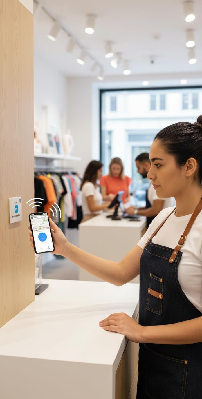 Connecteam NFC Tag for Clock In & Out (5-Pack)