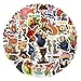 50Pcs Cute Cartoon Character Zootopia Stickers - Movie Decorative Waterproof Decal Stickers for Kids, Teens & Adults for Water Bottle Laptop Toy Sticker (Zootopia)