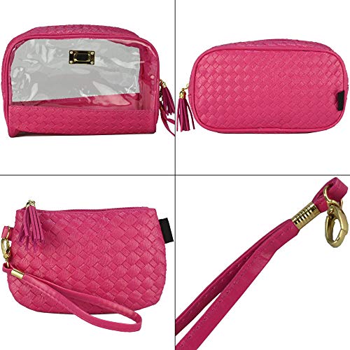 Frasqueiras Necessaire Feminina Luxo Pink Kit 3 Peças CBRN08285