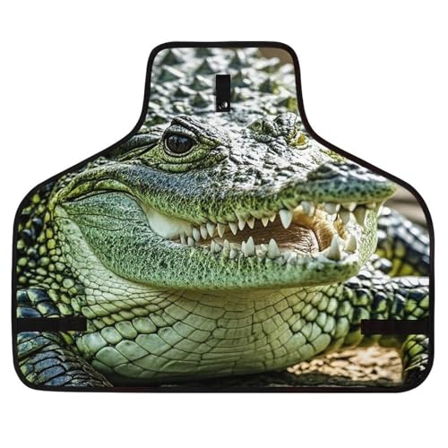 Delantal multiusos con diseño de cocodrilo y patrón pirata miniatura 1