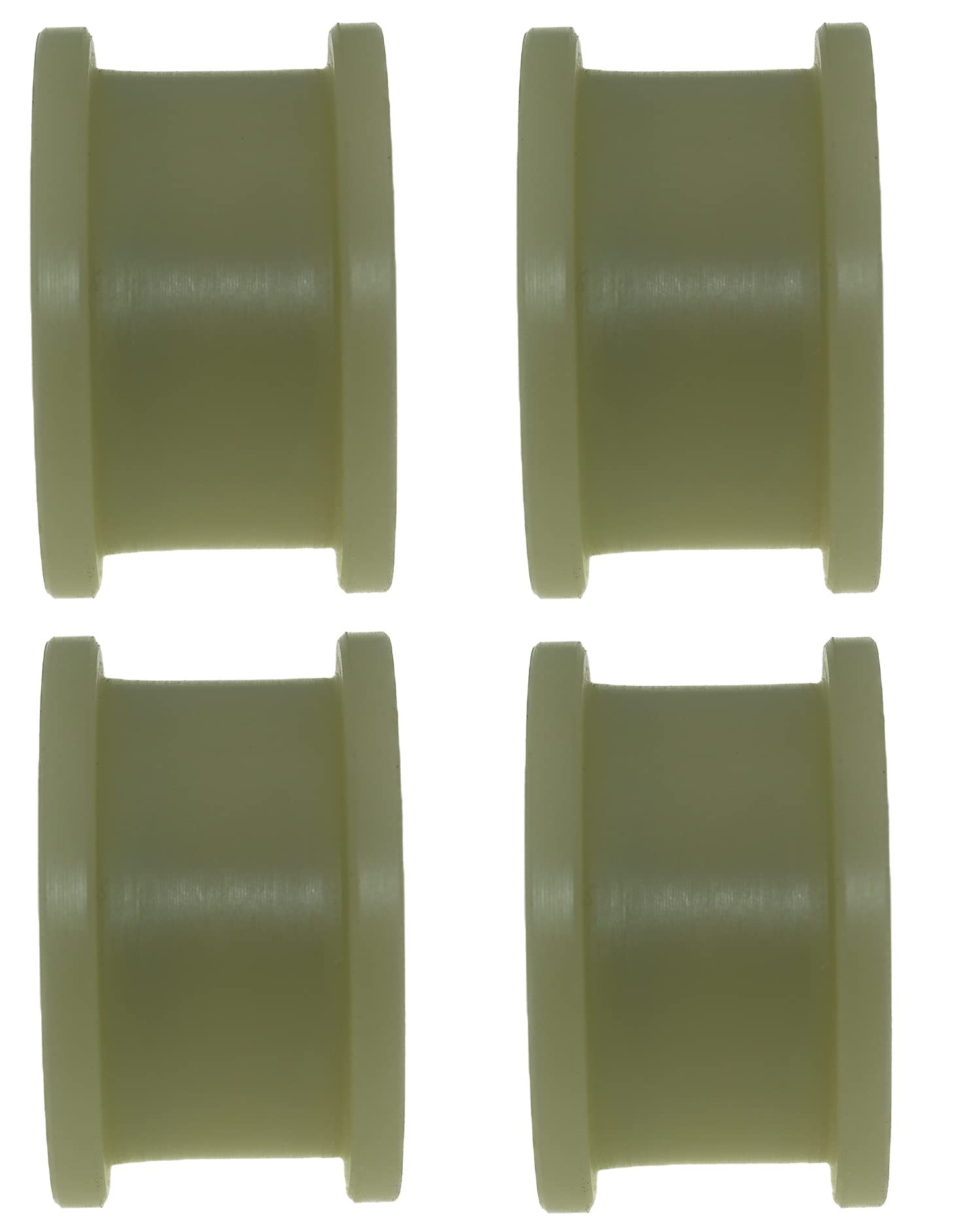 Lot de 4 x Enrouleur de ceinture en nylon 50 mm de diamètre 21 mm Groove Roulement 12 mm avec précision usiné dans l'Union européenne (50–21–12)