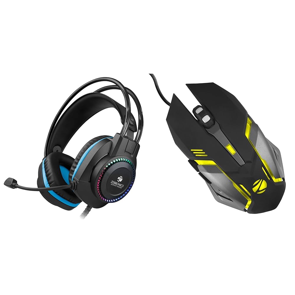 ZEBRONICS Jet Premium Wired Gaming On Ear Headphone with LED Light for earcups, 40mm Neodymium Drive (B0BQ29BC7Z) Amazon Price History, Amazon Price Tracker