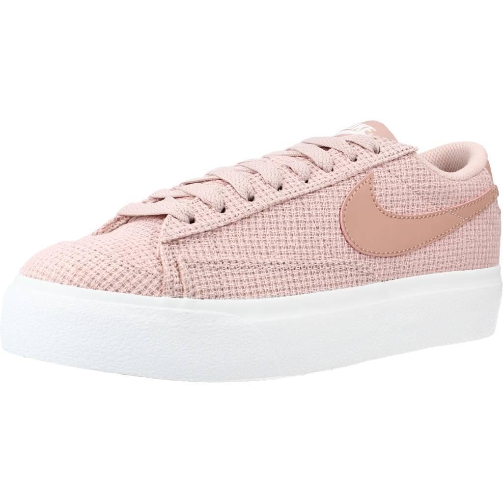 Nike Women's Low Platform Casual Dj0292 Blazer Shoes, Pink Oxford, 7.5