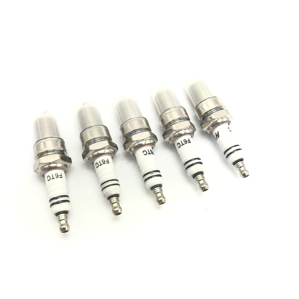 Pieza de automóvil 5 * bujía F6TC for Motocicleta ATV UTV Scooter Dirt Bike Go Kart Pieza de automóvil