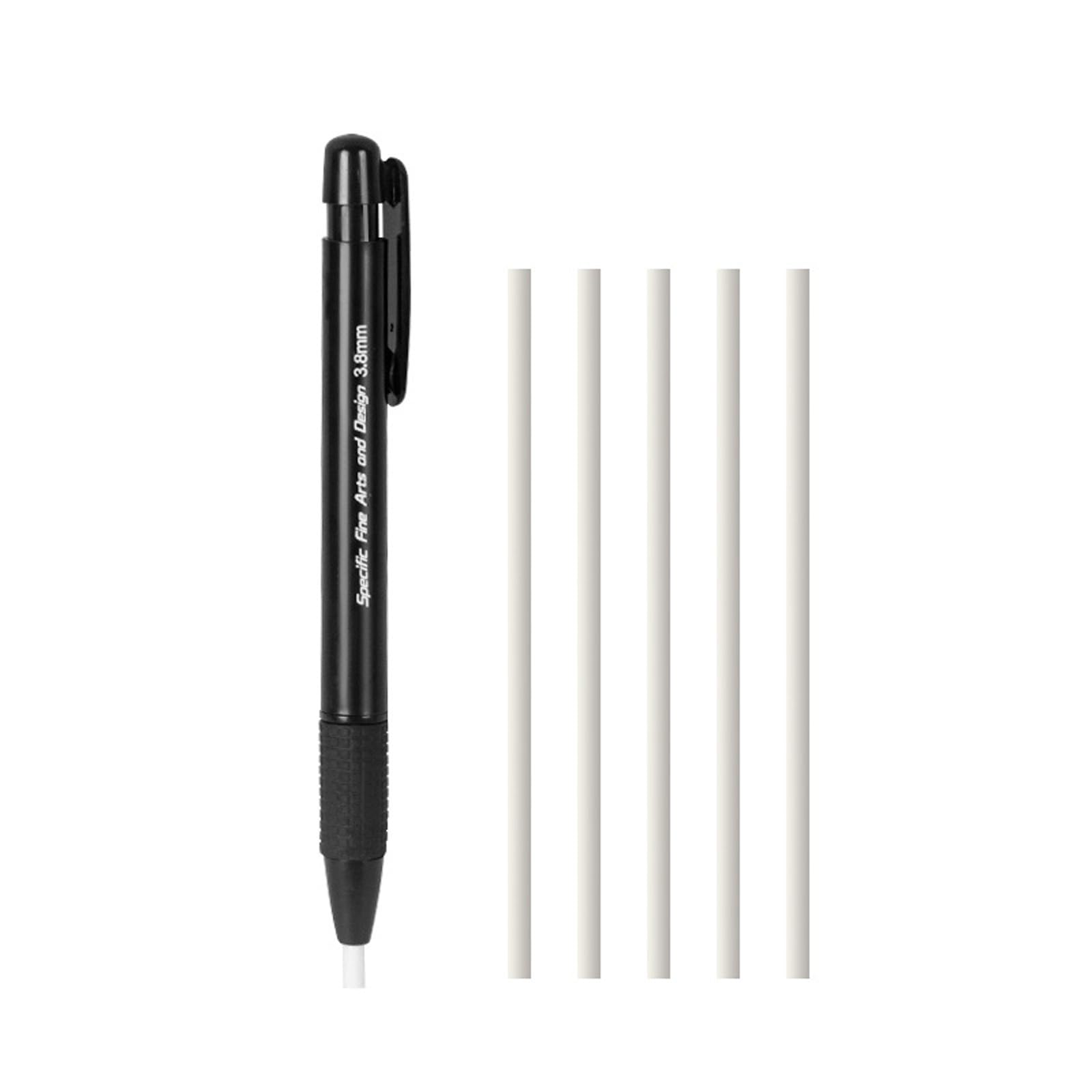 Maxtonser Artist Eraser Pen 3.8mm Retractable Design Includes 5 Erasers For Detailed Sketching And Schoolwork