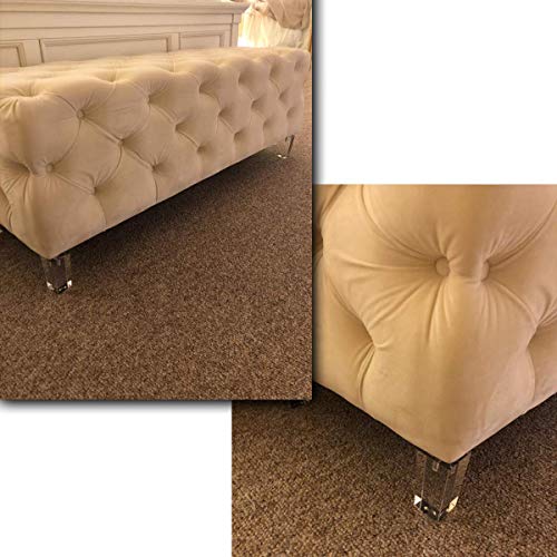 Aoryvic 4 Inch Pyramid Acrylic Furniture Diy Legs Clear Glass Bookcase Feet For Coffee Table End Tables Sideboard Buffets Footstool Cabinet Bed Pack Of 4 #TOP4