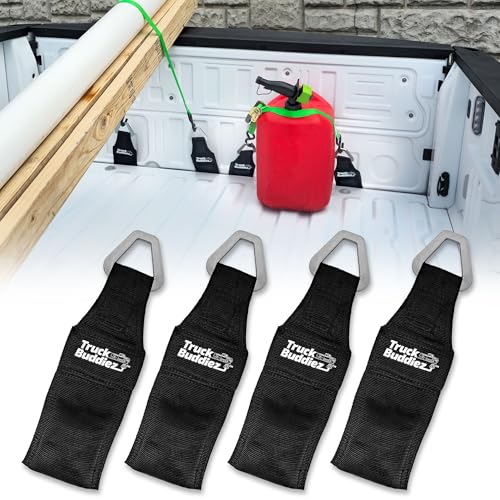 EZ4X4 Truck Buddiez EZ Bed Anchor 2pk Easily Secures Your Ratchet Straps Tie Downs or Cargo Straps to Your Truck Bed Tailgate in Seconds! Patent Pending (2 Pack)