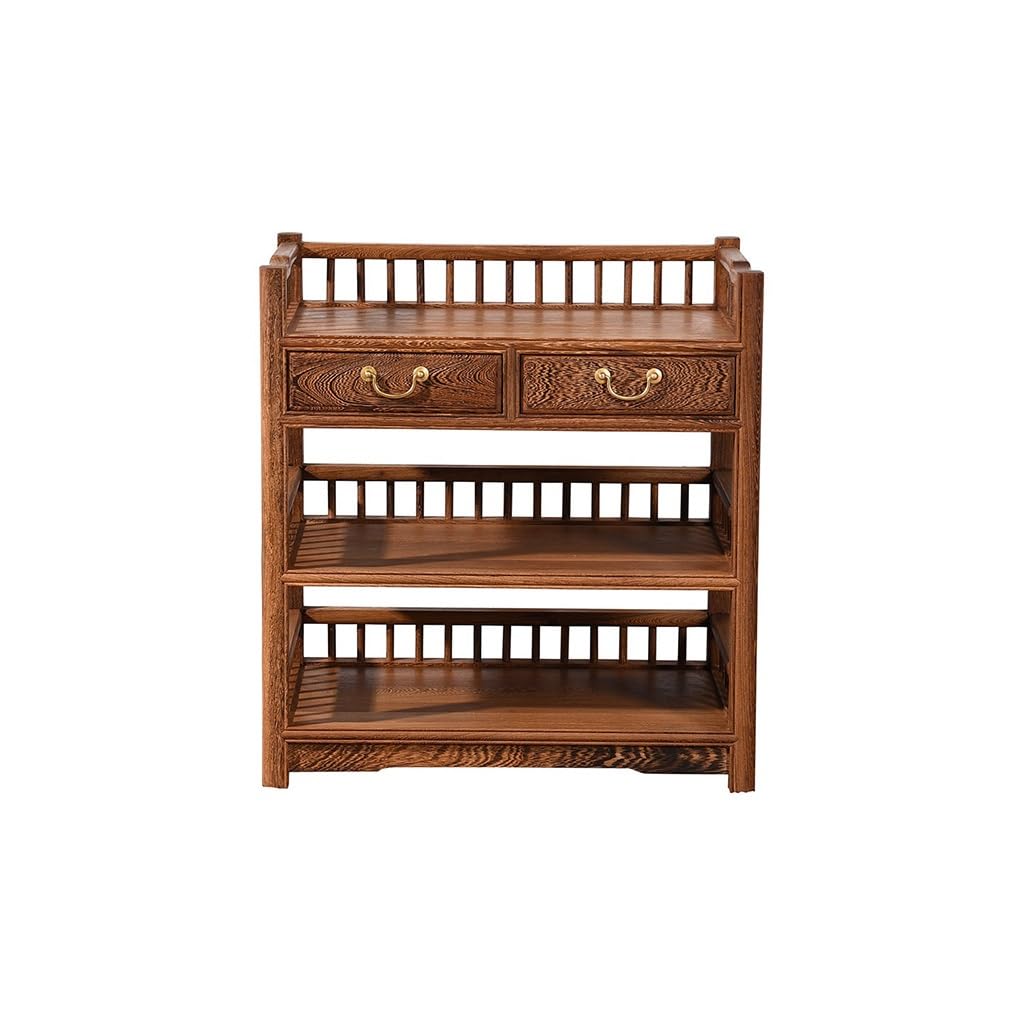 eexbz Sofa Wooden Chinese Sofa Side Table Living Room Corner Table Kitchen Tea Rack Sofas for Living Room