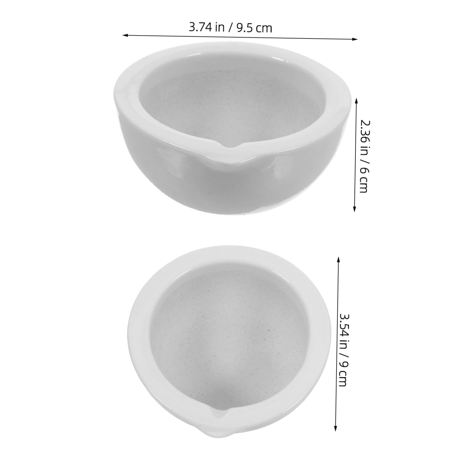 Cabilock 1 Set Porcelain Pestle Ceramic Pestle for Household Grinding Bowl for Spices Seasoning Crush Pot Portable Grinder