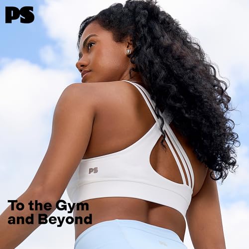 Image of POPSUGAR Sports Bras for Women - Y Back, High Neck, Strappy & Long Line Padded Racerback Bra Workout Yoga Top Racer Back Bra