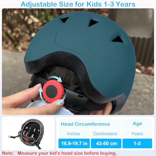 Image of Toddler Helmet, Baby Infant Kids Bike Helmet for Kids Age 1-3 /2-4 /3-5 /5-8 Adjustable Toddler Bike Helmets for Boys Girls for Scooter Skateboard Cycling
