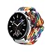 Produktbild kwmobile Armband kompatibel mit Huami Amazfit GTR Mini - Nylon Fitnesstracker Sportarmband Band in Mehrfarbig - Innenmaße von