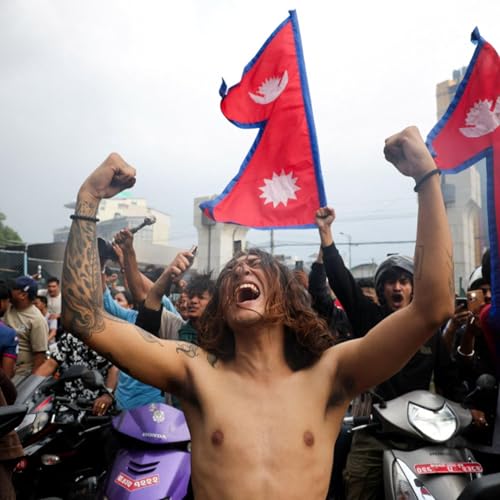 『'Gen Z' forces out Nepal's political class, but what next?』のカバーアート