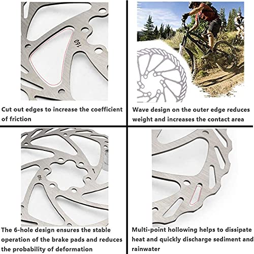 CYSJ Disco Freno a Disco per Bicicletta 2pcs