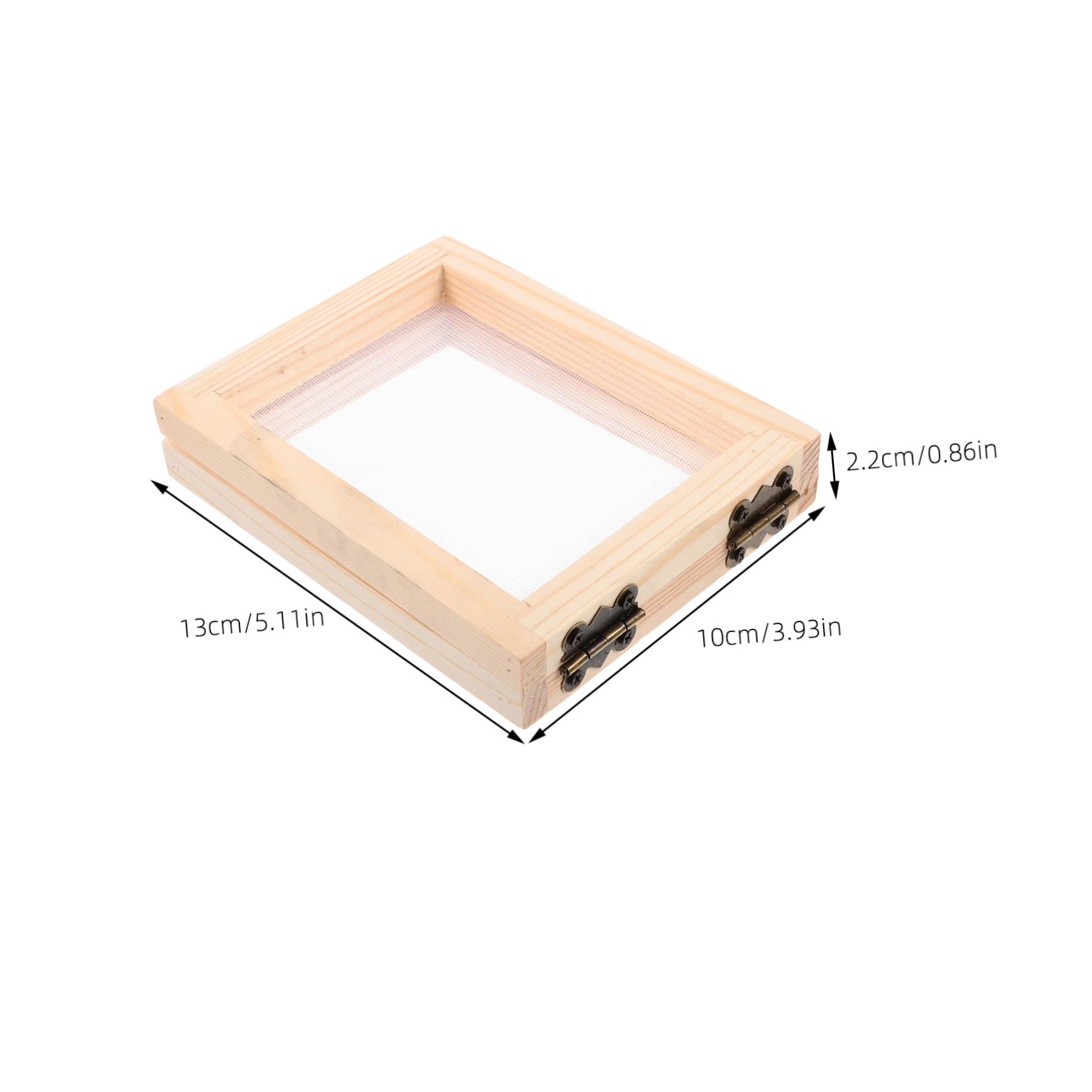 Operitacx Minimalist Wooden Picture Frames DIY Paper Making Screens Versatile Art Display Frames