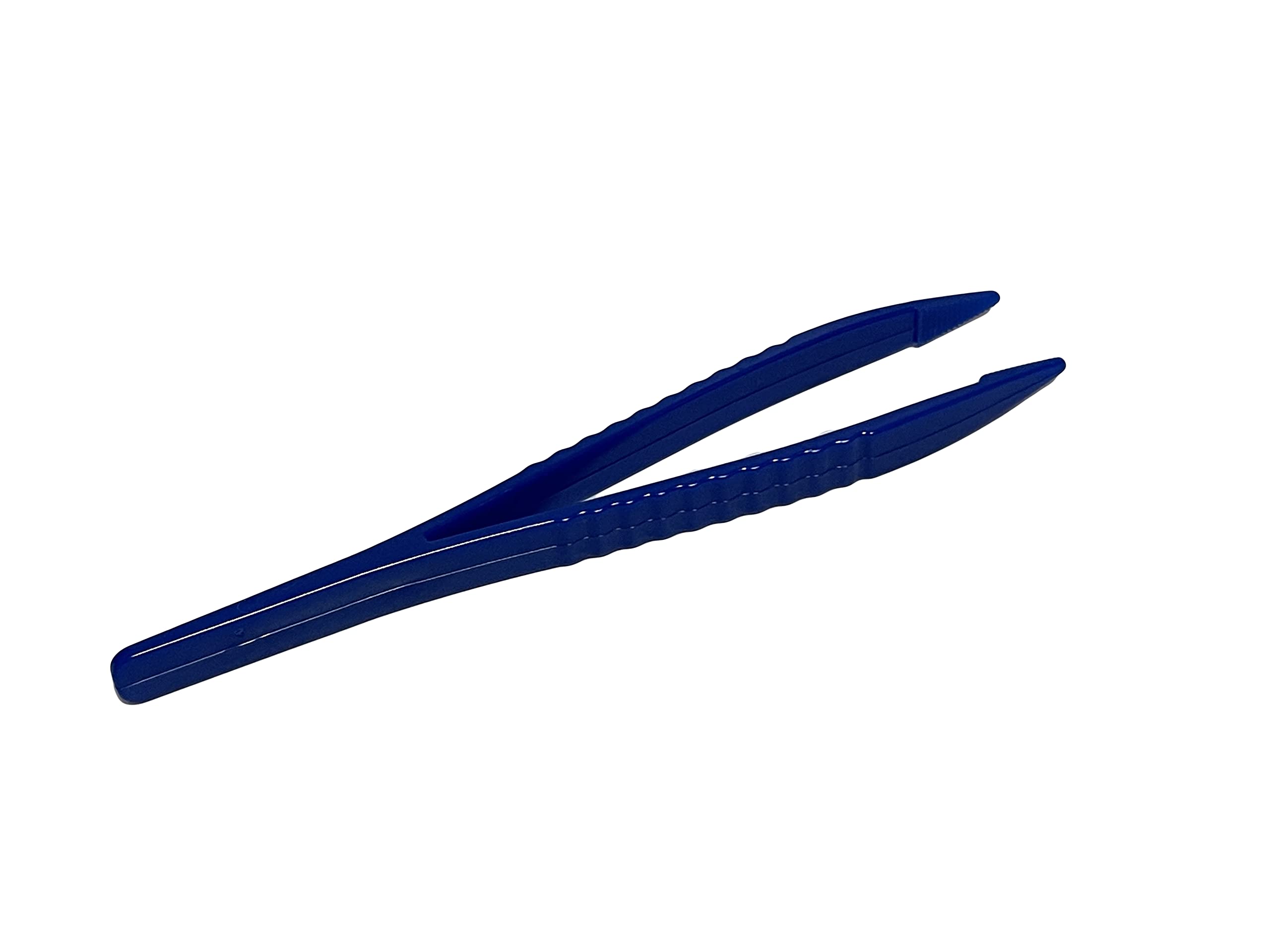 LUERFLEX Disposable Sterile Forceps Tweezers 5inch 125mm length Individually Wrapped Solid Blue Pack of 100