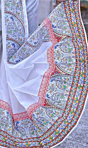 Image of Men's Ready to Wear Pant System Printed MAYUR PUCHHA Dhoti for Marriage, Pooja, Festival etc.(GC010)
