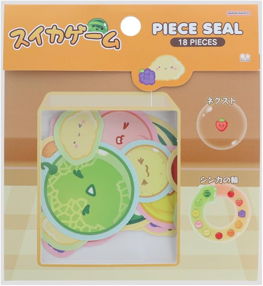 Amazon | サンスター文具(Sun-Star Stationery) スイカゲーム シール Amazon | サンスター文具(Sun-Star Stationery) スイカゲーム シール