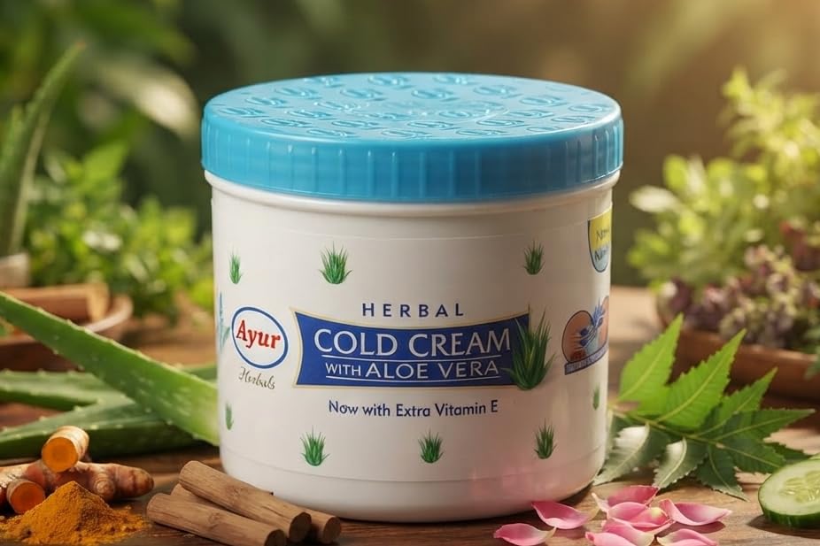 Ayur Herbal Cold Cream With Aloevera, 500gm 1