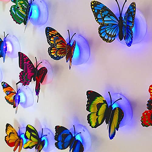 ARV Home Decor LED 3D Plastic Butterfly with Sticking Pad Colorful Multicolor Butterfly Pack of 12 (B09H615ZJR) Amazon Price History, Amazon Price Tracker